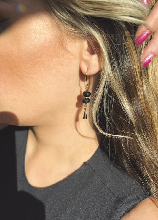 She's A Goddess Shungite Earrings